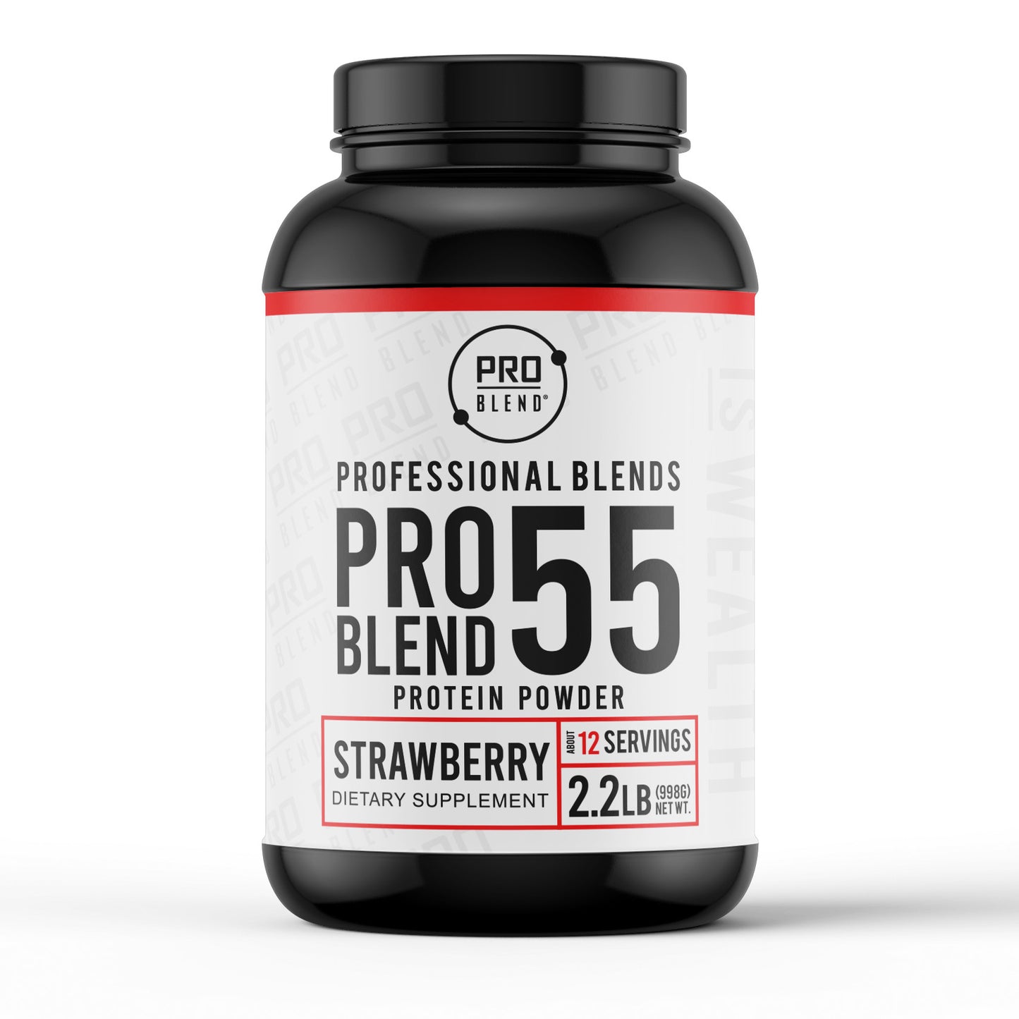 ProBlend 55 Strawberry Protein Powder – Refreshing, fruity whey protein for lean muscle & recovery (2.2lb)