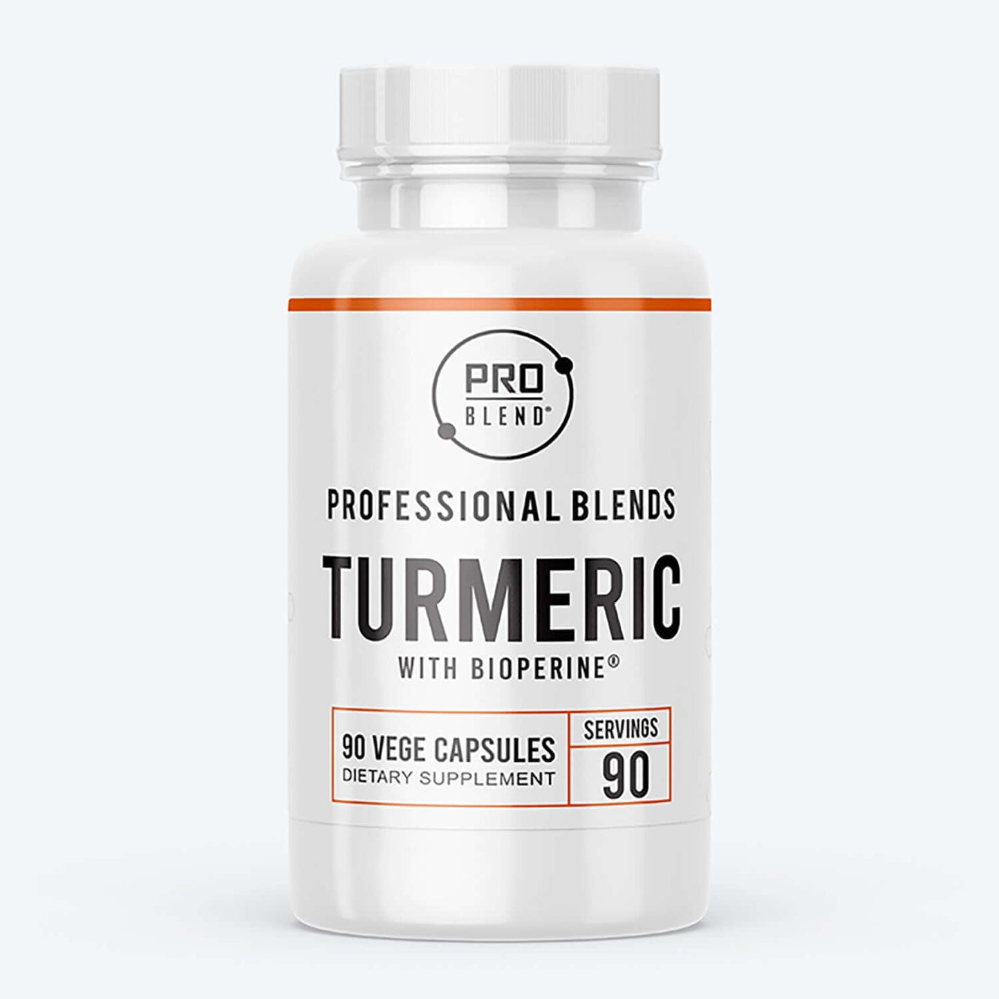 ProBlend Turmeric with BioPerine® – High-potency curcumin for inflammation & antioxidant support (90 vegetarian capsules).