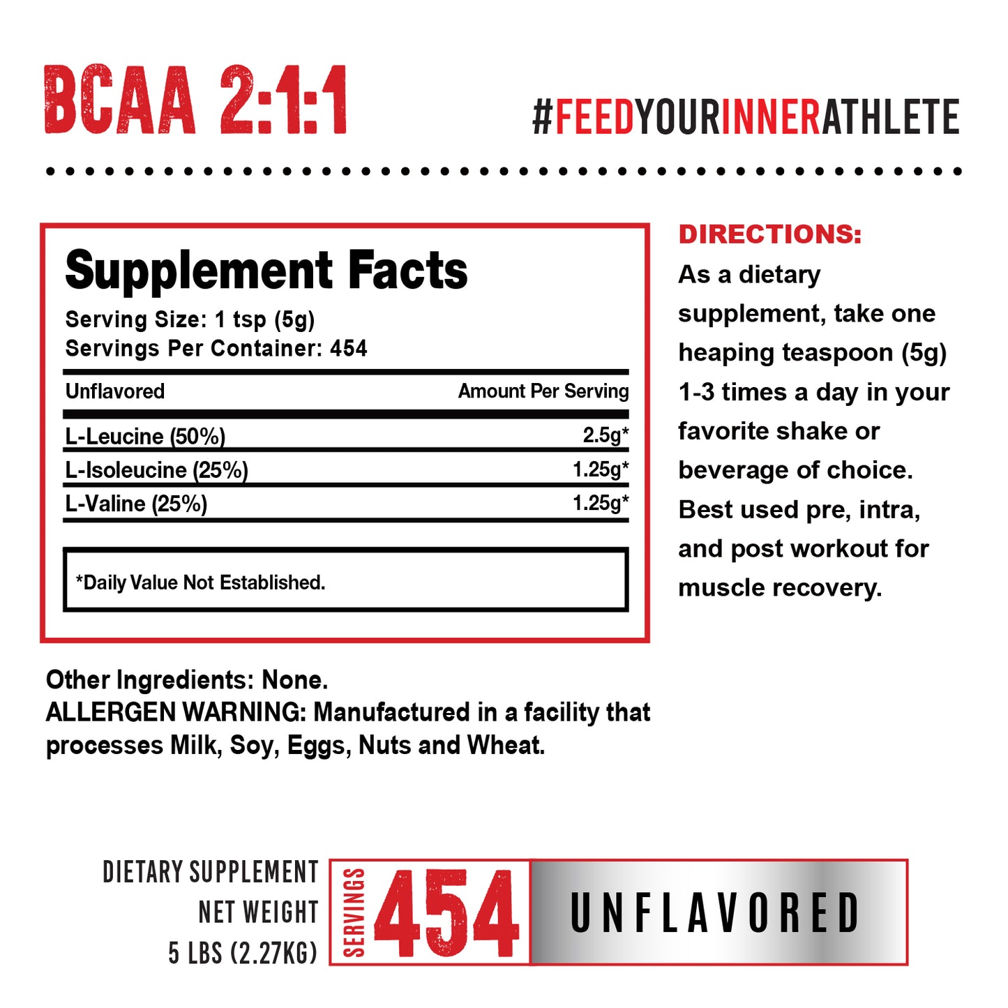 BCAA 2:1:1, Essentials