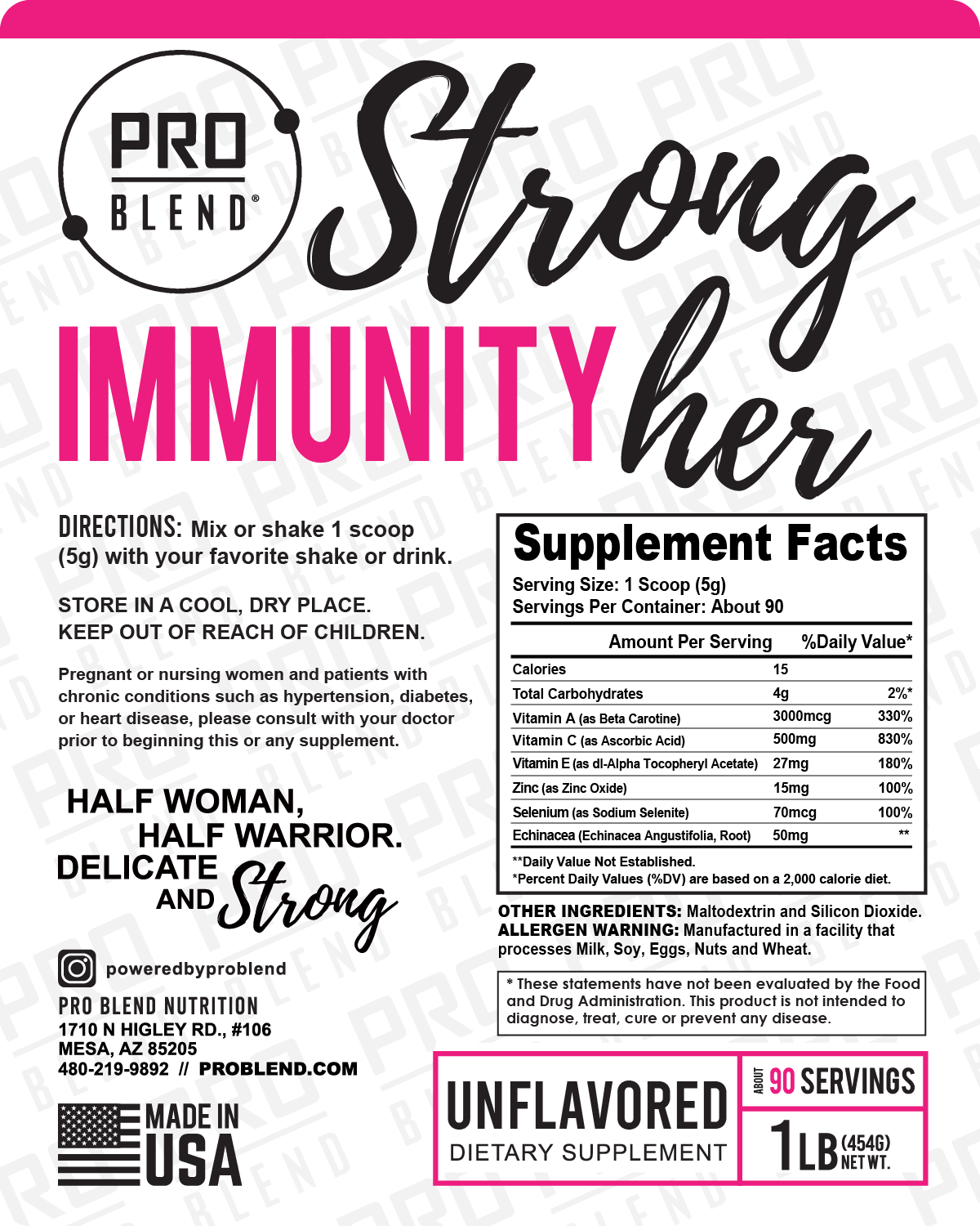 StrongHer Immunity Supplement - Boost Your Immune System Naturally