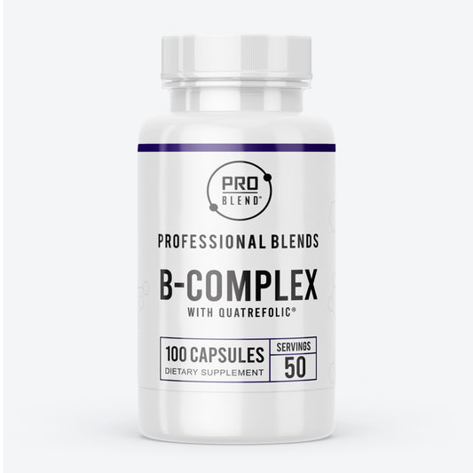 Vitamin B Complex with Quatrefolic® | 100 Capsules - Essential Nutrients for Vitality and Well-being