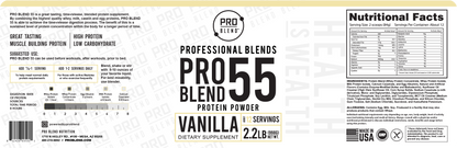 Pro Blend 55 Protein Powder 2.2LB - Vanilla