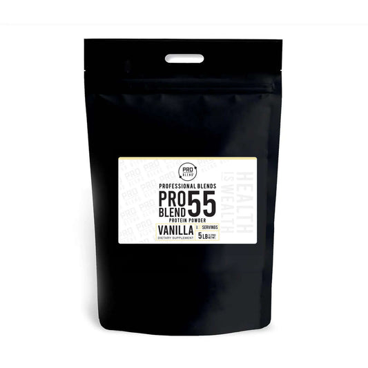 ProBlend 55 Vanilla Protein Powder – Smooth and creamy whey protein for post-workout recovery (5lb).