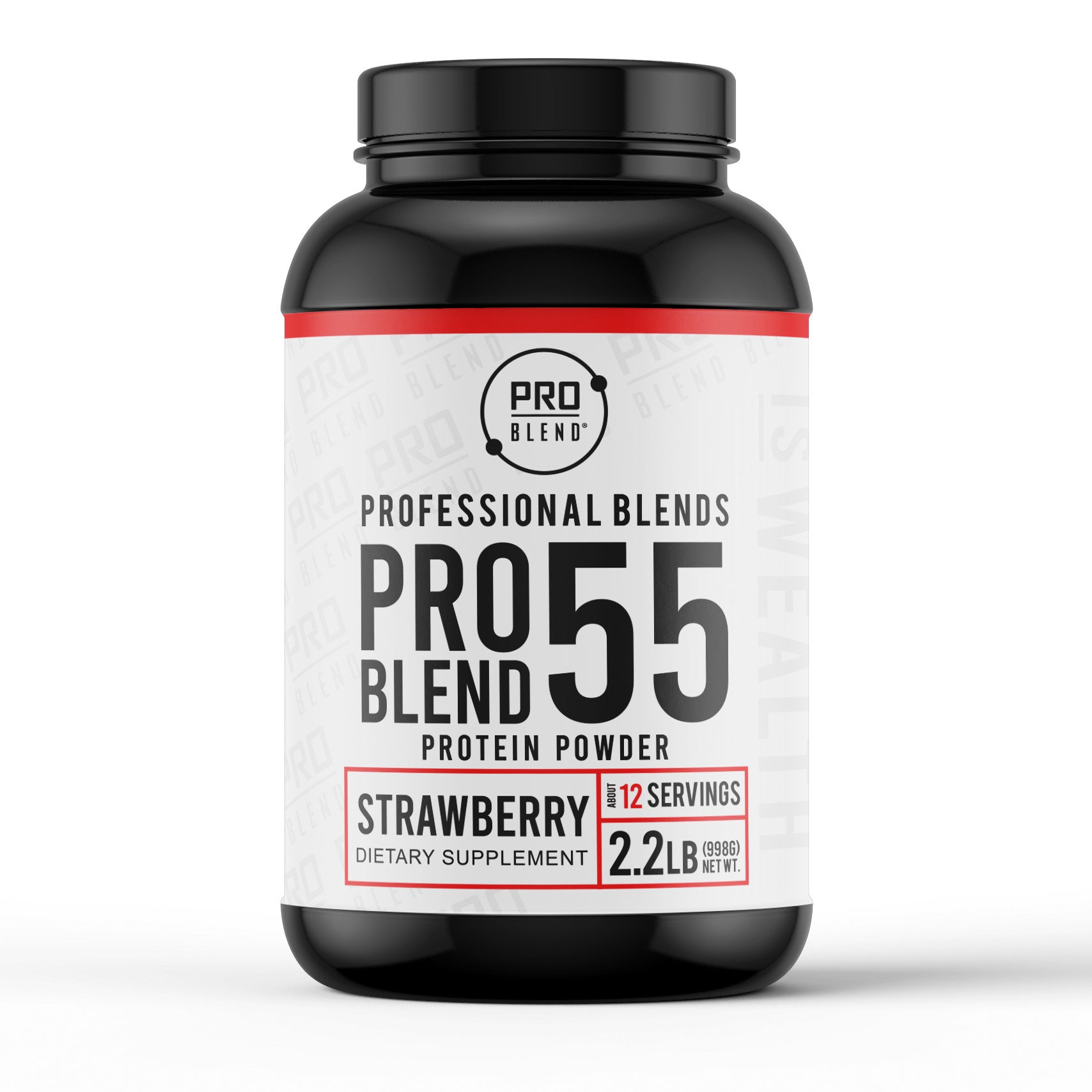 ProBlend 55 Strawberry Protein Powder – Refreshing, fruity whey protein for lean muscle & recovery (2.2lb)