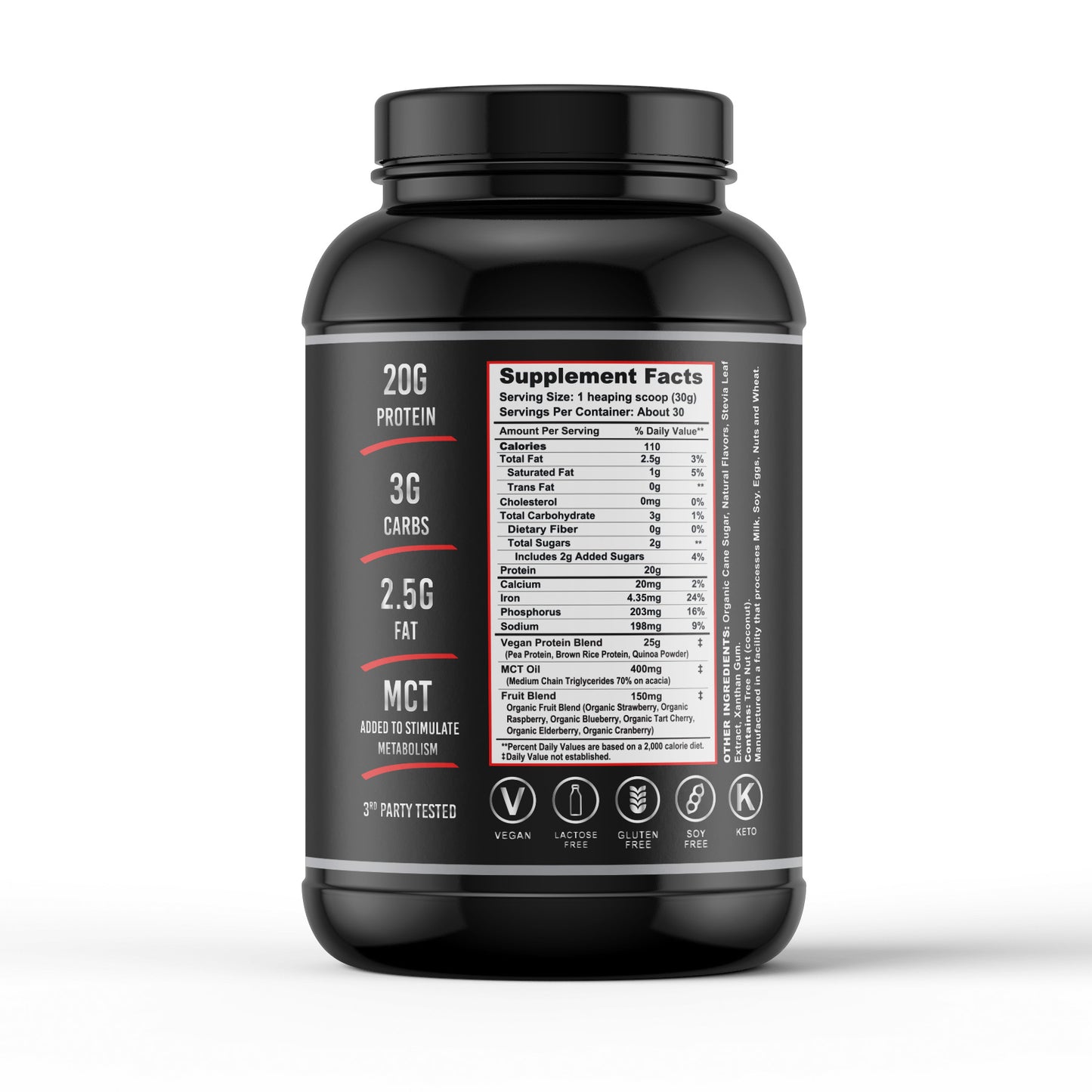 HB Vegan Protein 2lb