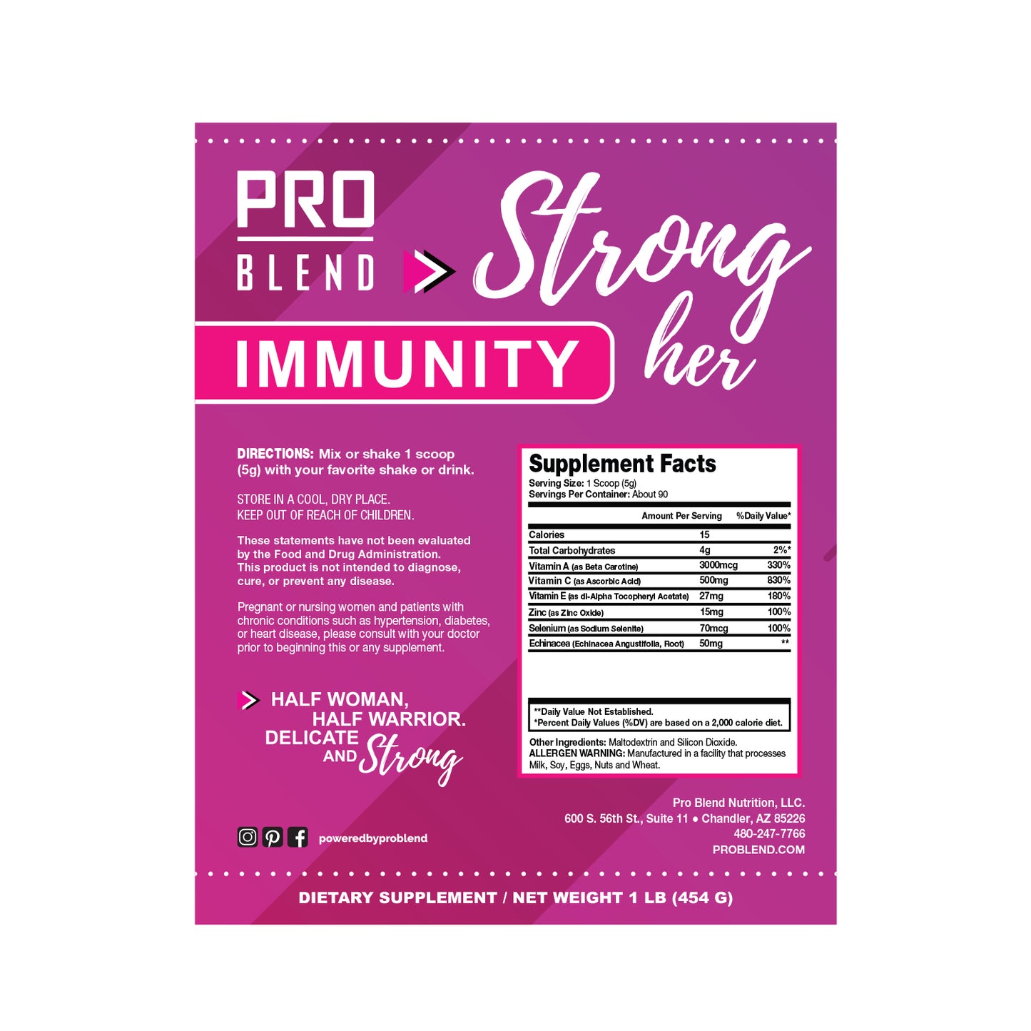 STRONG HER IMMUNITY SUPPLEMENT PRO BLEND