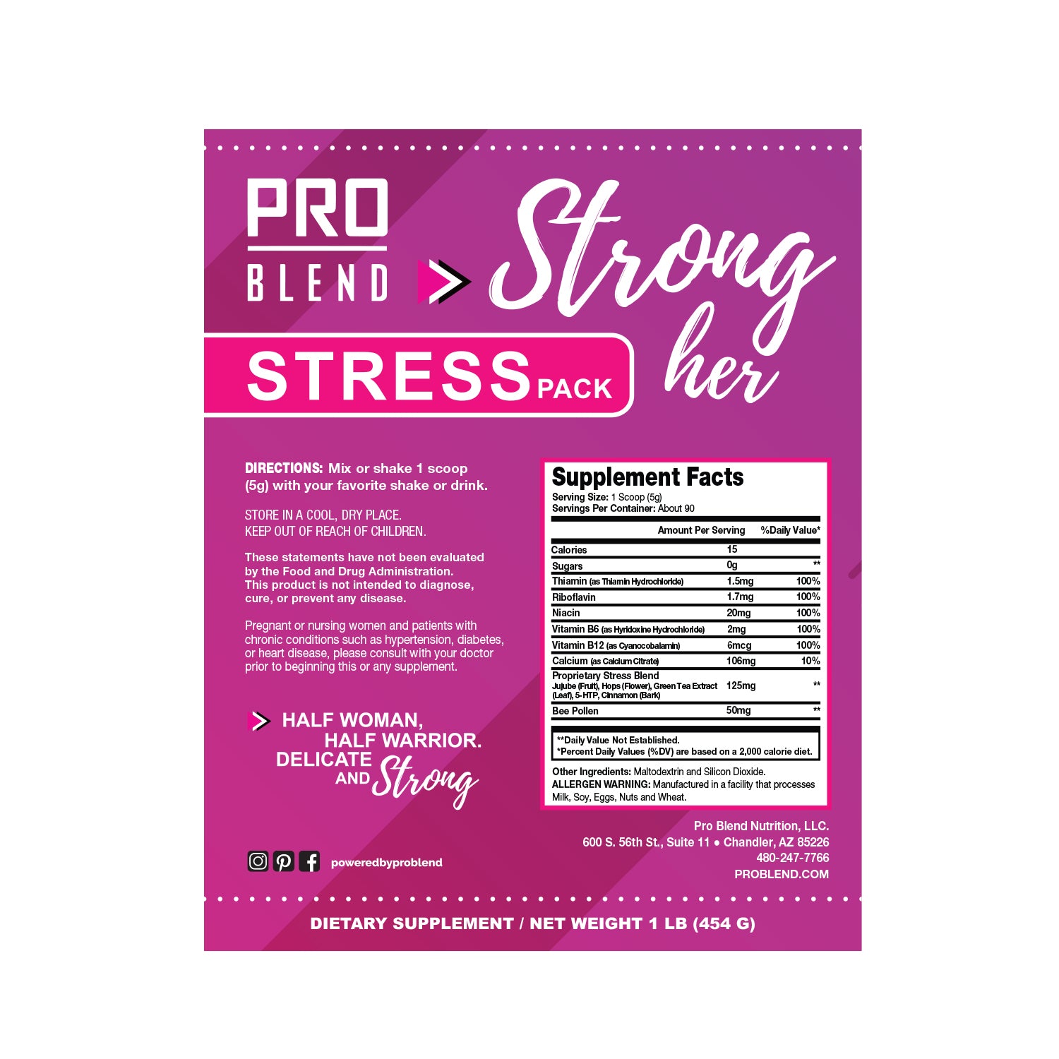 STRONG HER STRESS PACK PRO BLEND