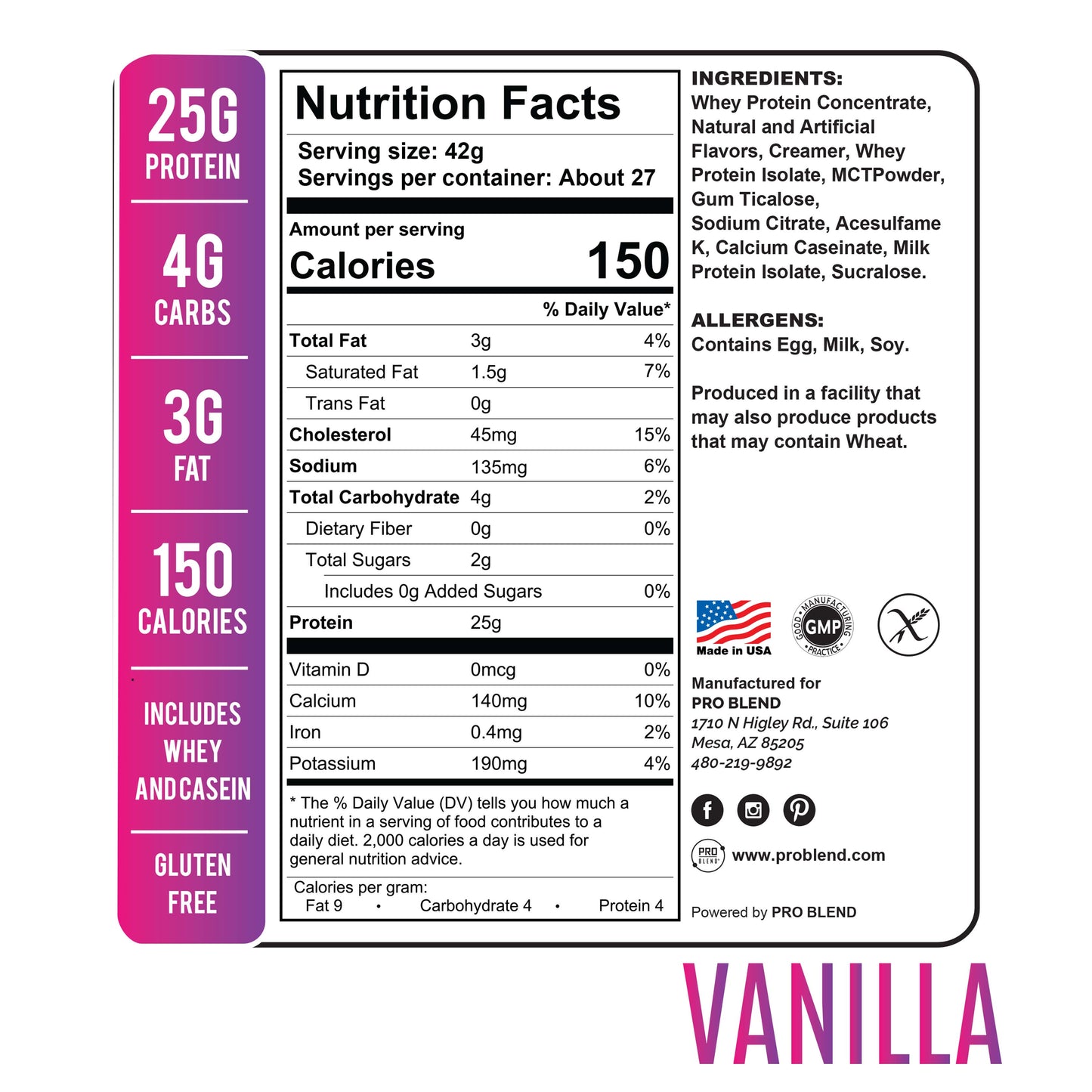 STRONG HER PROTEIN MEAL REPLACEMENT 2.5 LBS PRO BLEND