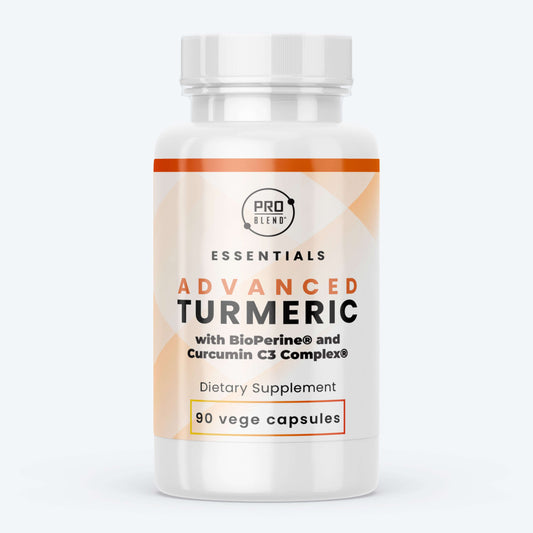 ADVANCED TURMERIC with BioPerine® and Curcumin C3 Complex®, 90 Vege Capsules PRO BLEND