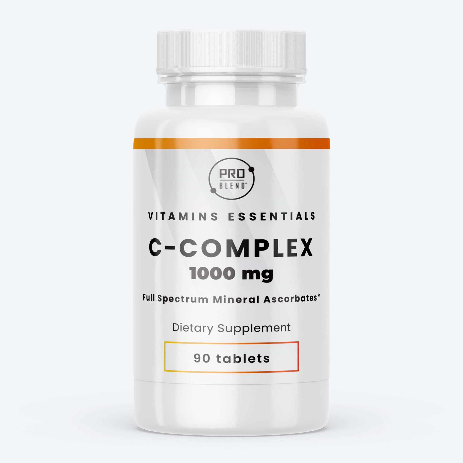 VITAMIN C, Complex Full Spectrum Mineral Ascorbates, 90 Tablets PRO BLEND